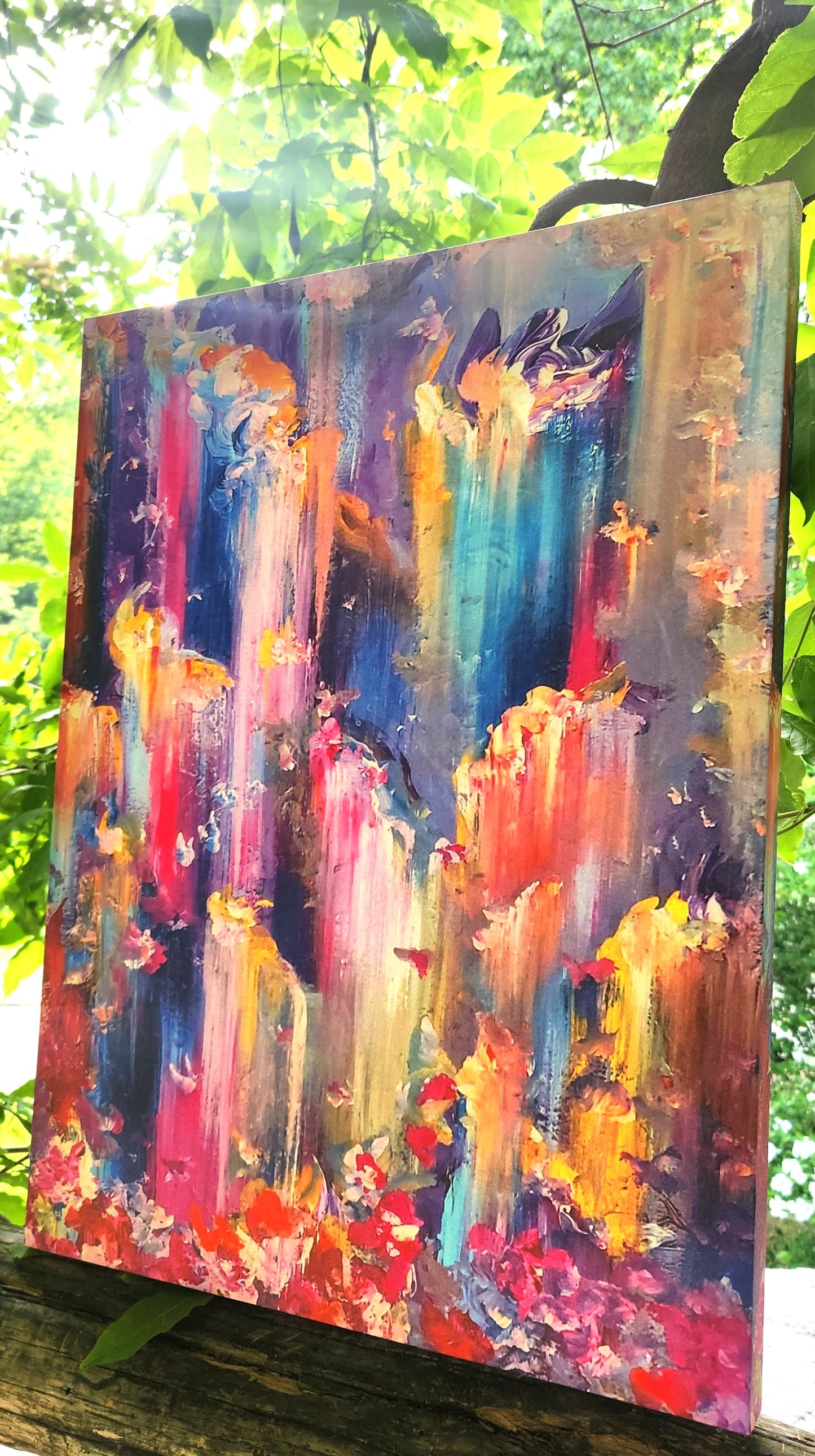 Paradise Falls Canvas Print - 18" x 24"