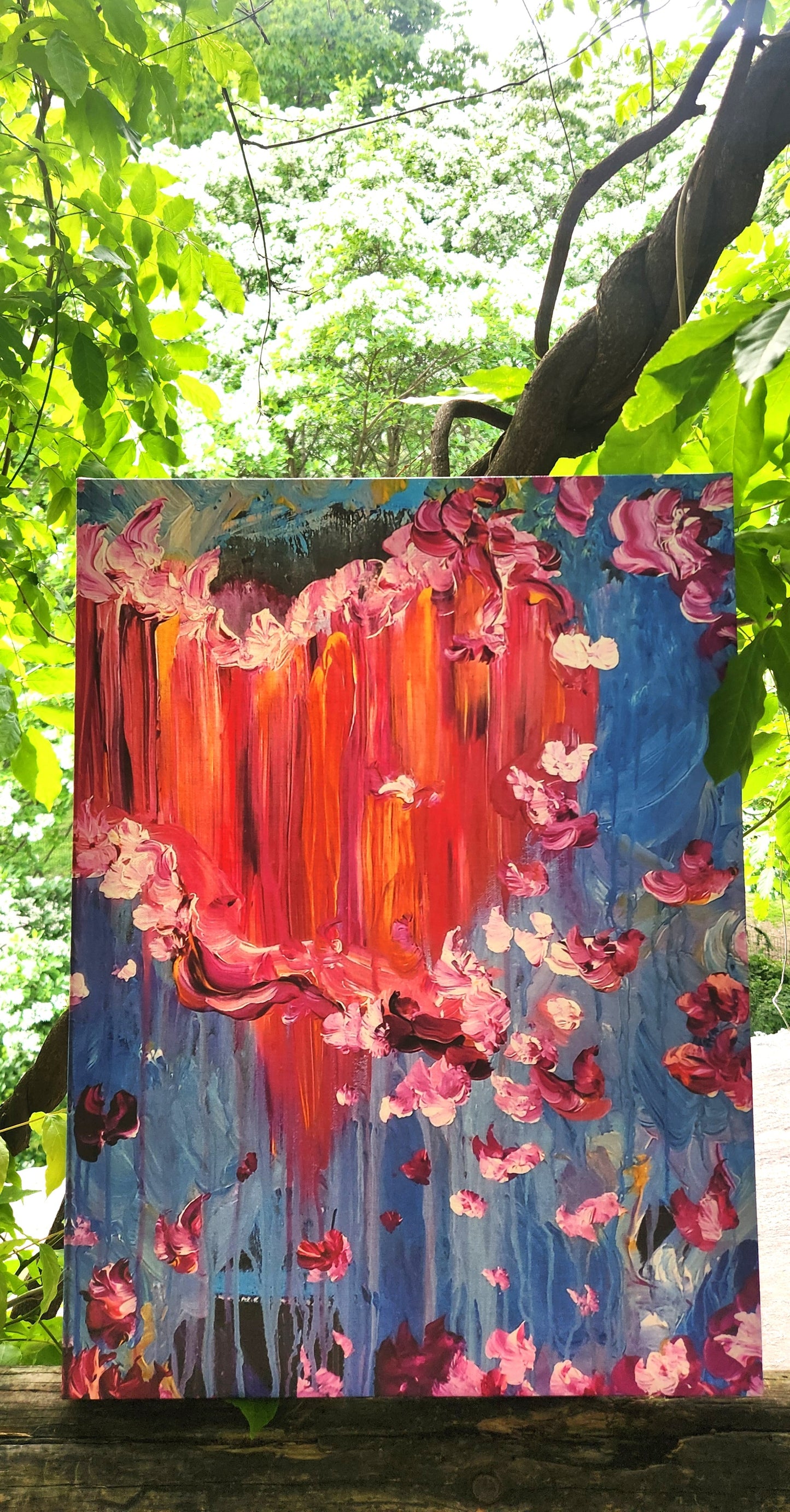 Sharing What is in My Heart Canvas Print - 18" x 24"