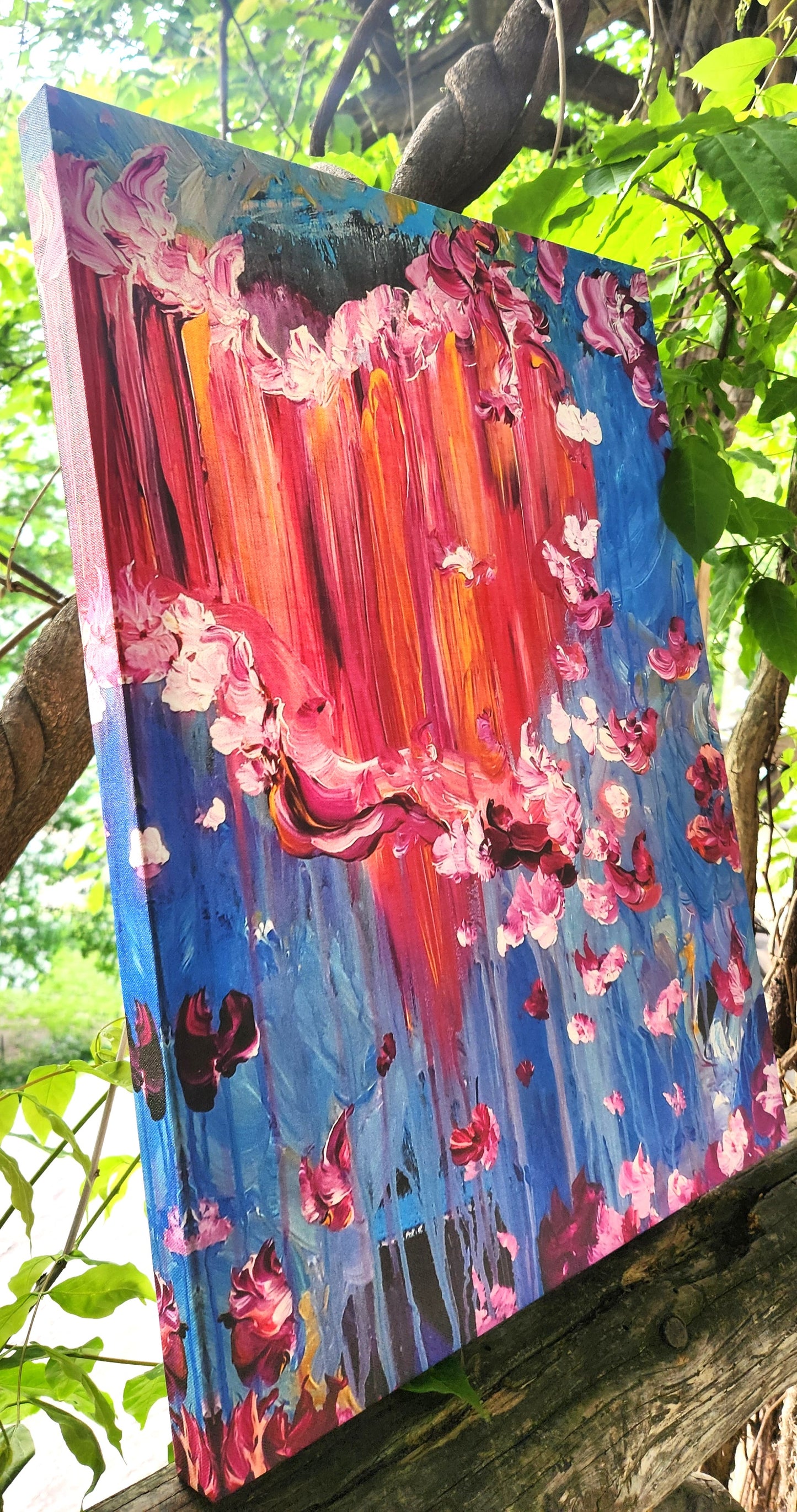Sharing What is in My Heart Canvas Print - 18" x 24"