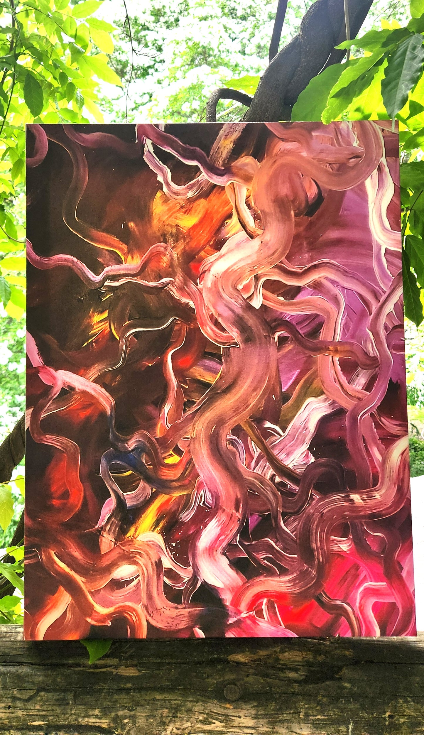Neural Rivers of Mind Canvas Print - 18" x 24"