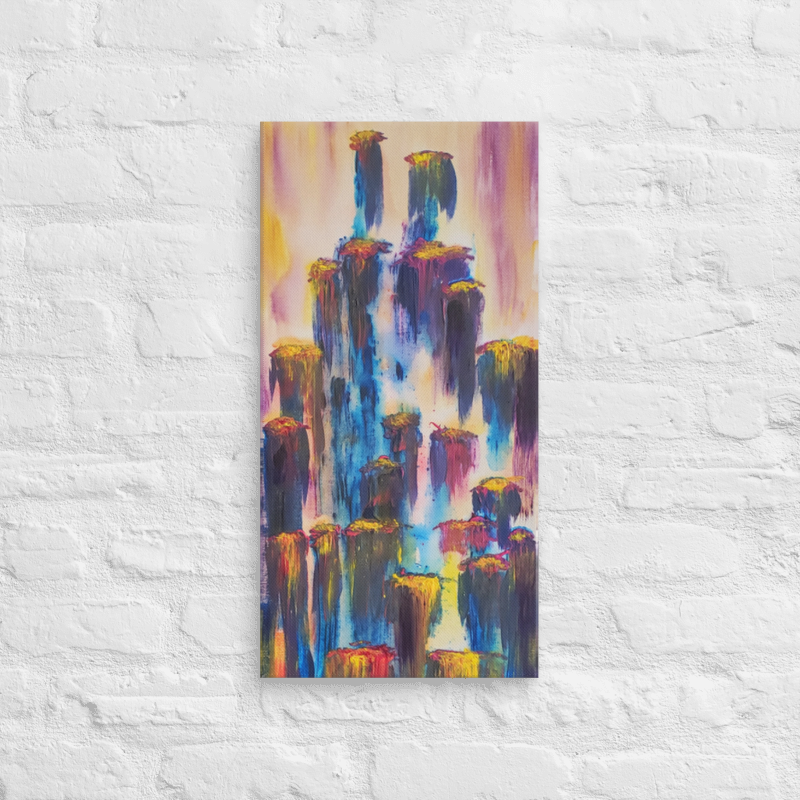 Aloneness/Togetherness Canvas Print - 12" x 24"