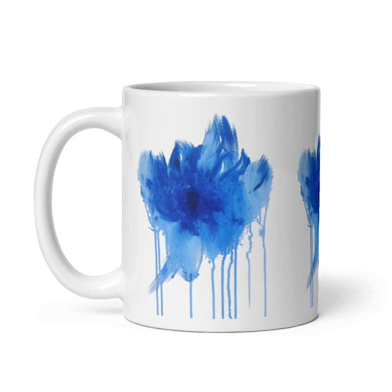 Blooming Anyway Glossy Mug