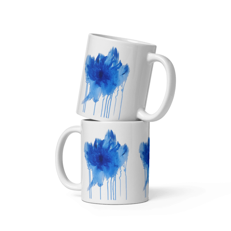 Blooming Anyway Glossy Mug