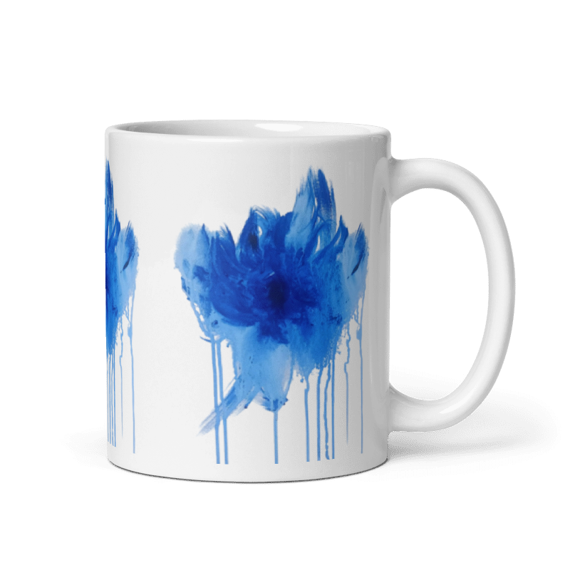 Blooming Anyway Glossy Mug