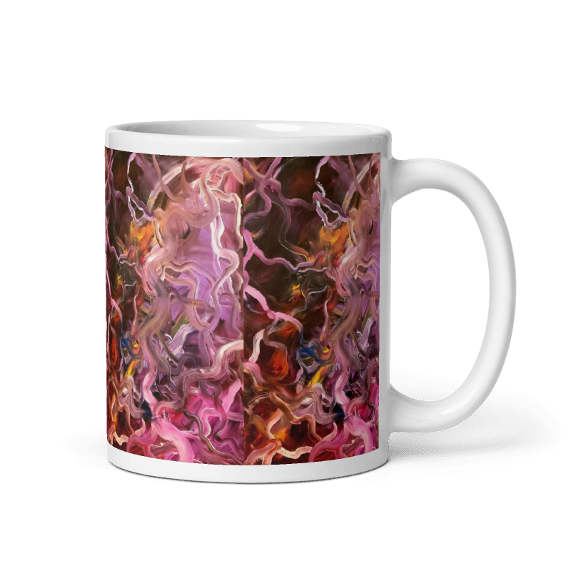 Neural Rivers of Mind Glossy Mug