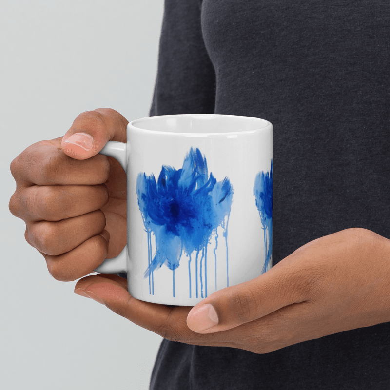 Blooming Anyway Glossy Mug