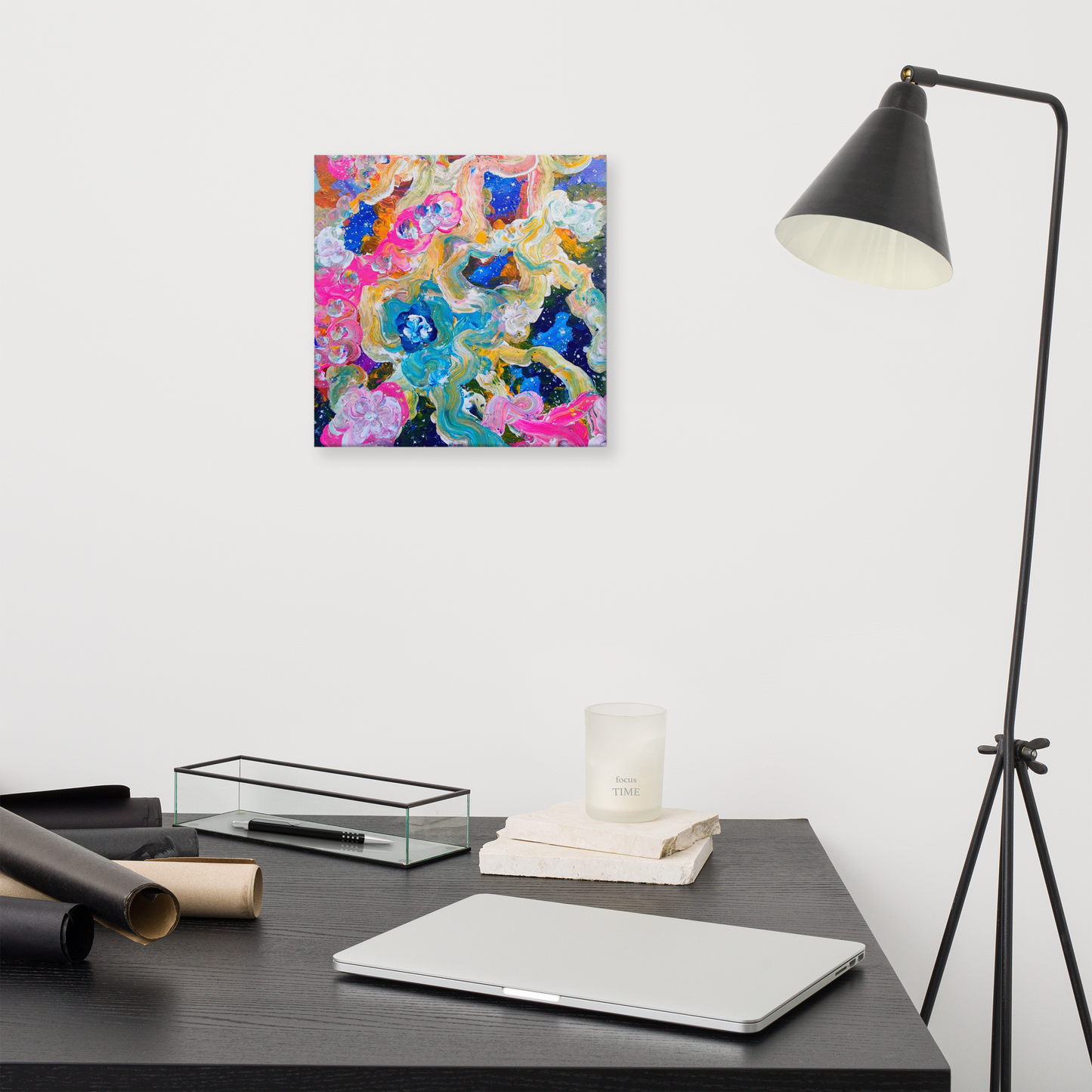 It Took Stars to Make Orchids Canvas Print - 12" x 12"