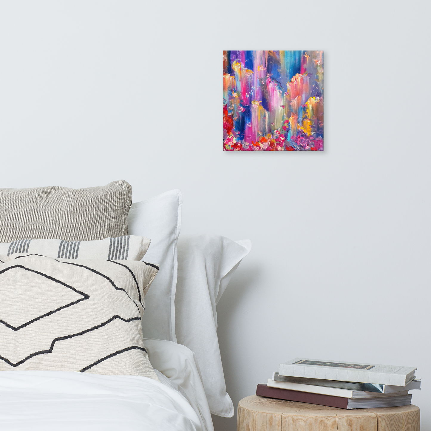 Paradise Falls Canvas Print - 12" x 12"