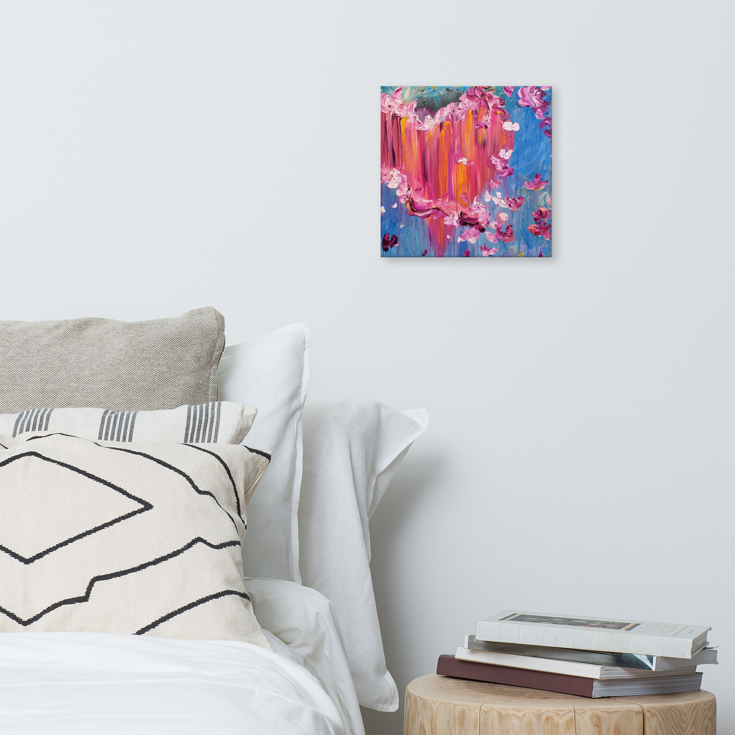 Sharing What is in My Heart Canvas Print - 12" x 12"