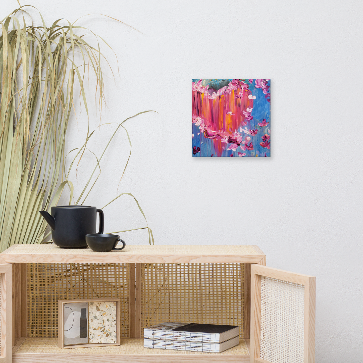 Sharing What is in My Heart Canvas Print - 12" x 12"