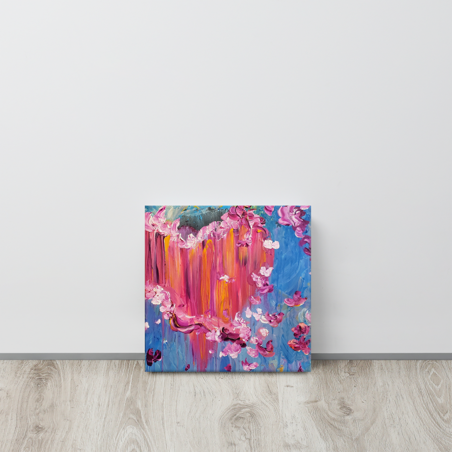Sharing What is in My Heart Canvas Print - 12" x 12"