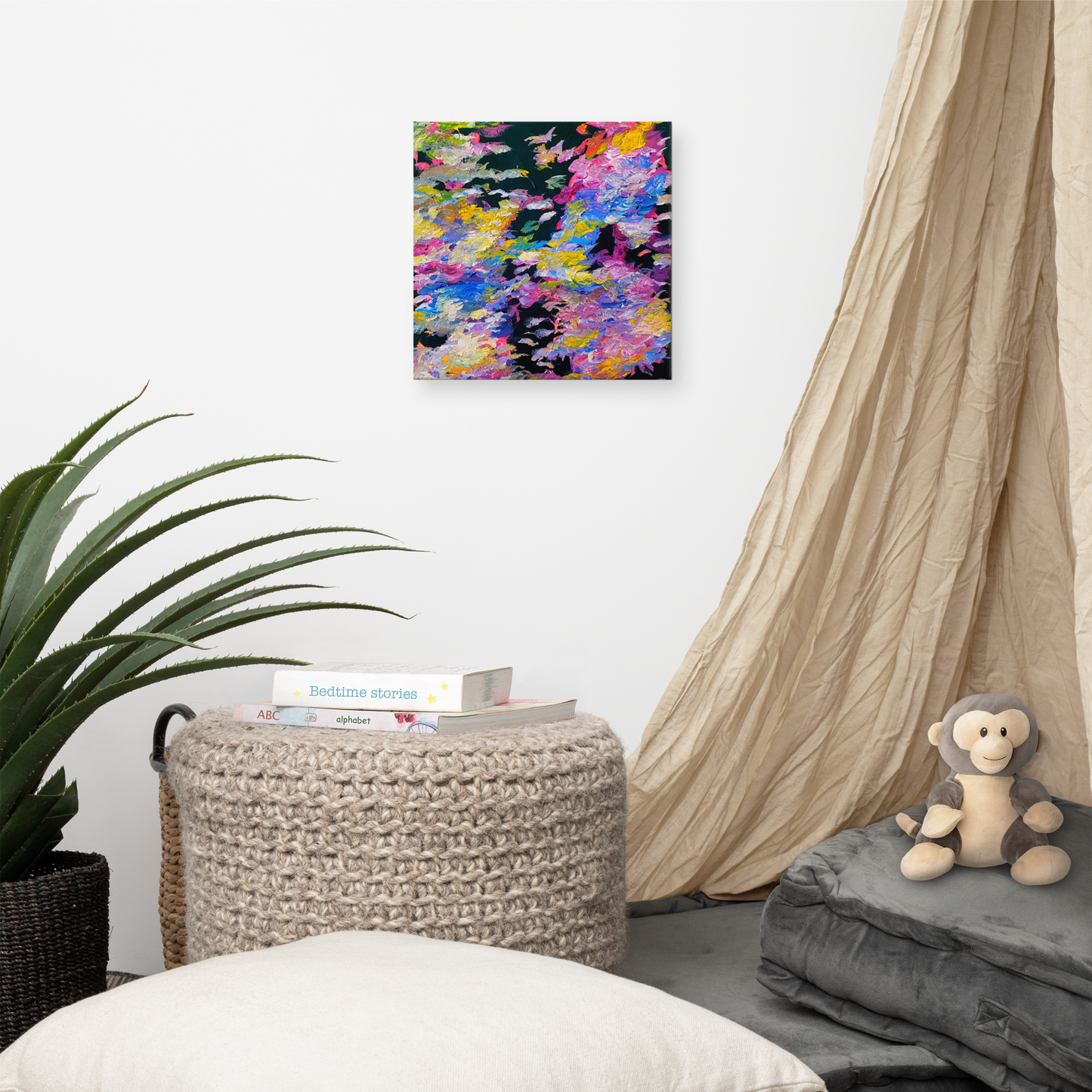 Spread Your Wings / Butterfly Canvas Print - 12" x 12"