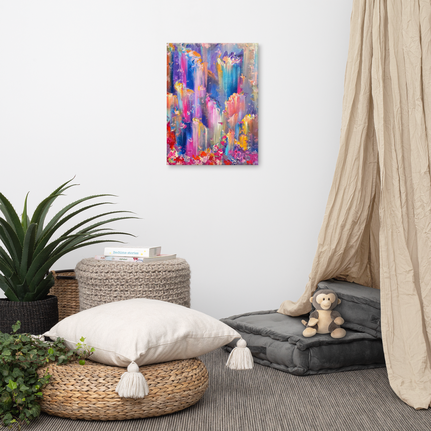 Paradise Falls Canvas Print - 18" x 24"