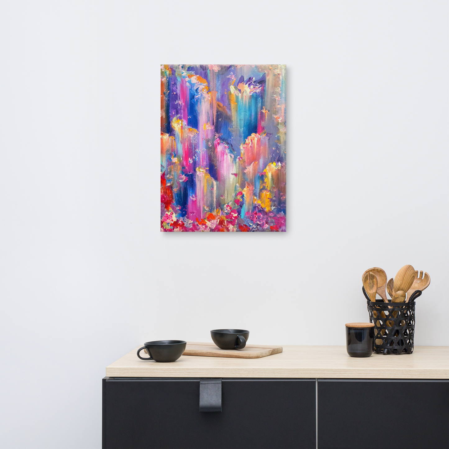 Paradise Falls Canvas Print - 18" x 24"