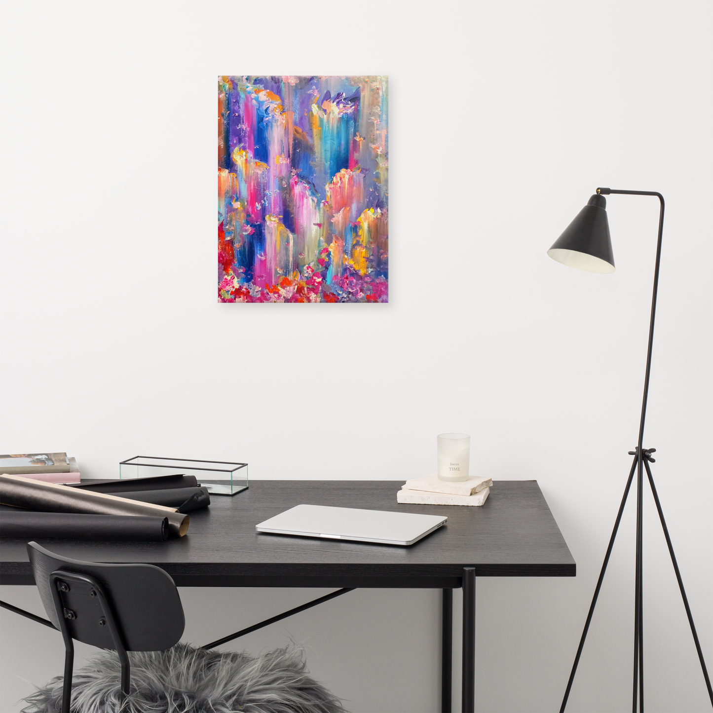 Paradise Falls Canvas Print - 18" x 24"