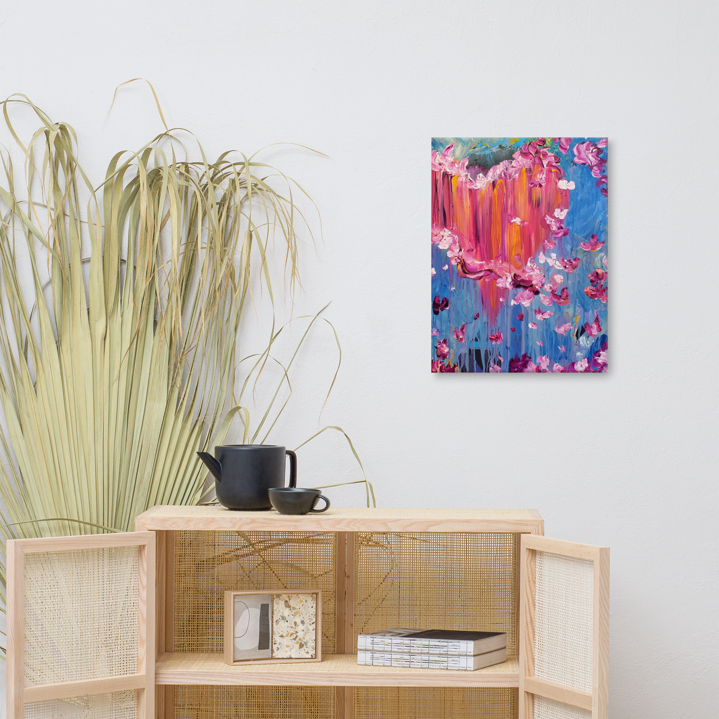 Sharing What is in My Heart Canvas Print - 18" x 24"