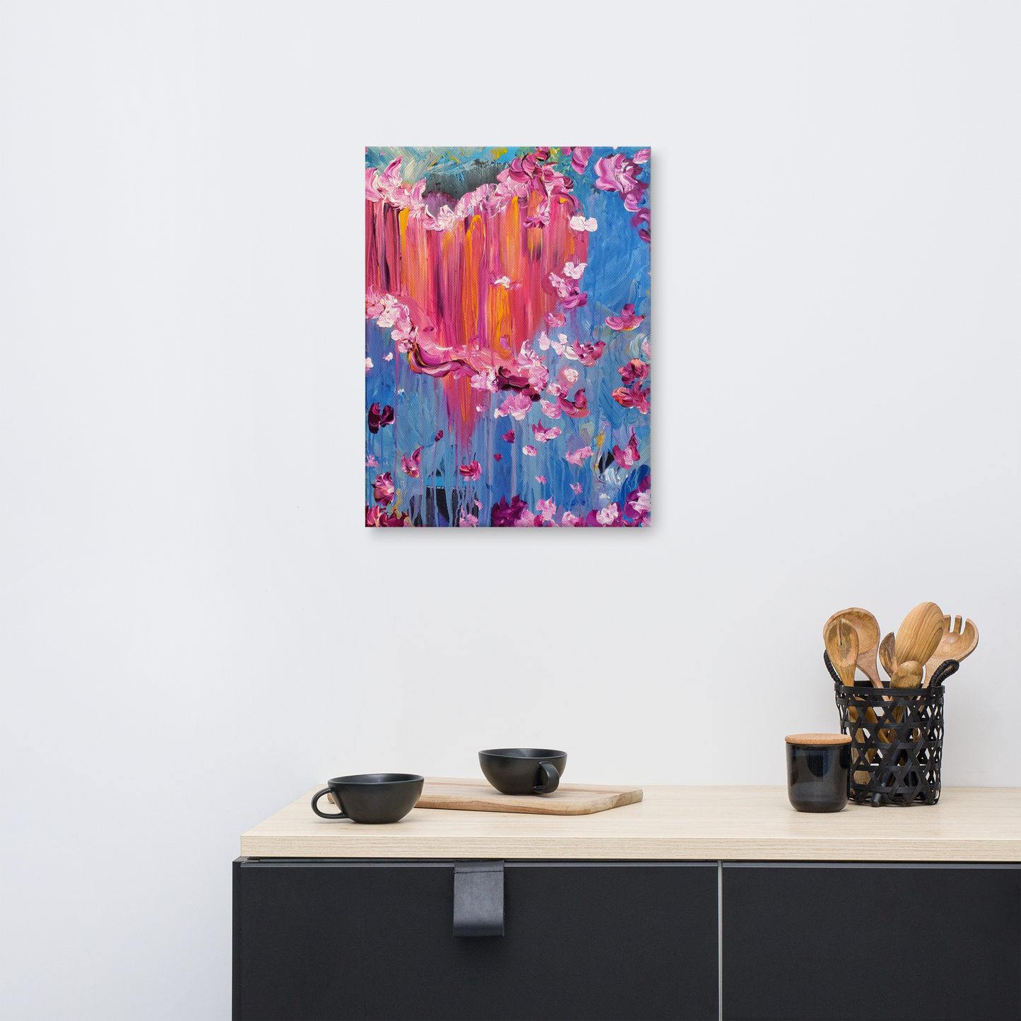 Sharing What is in My Heart Canvas Print - 18" x 24"