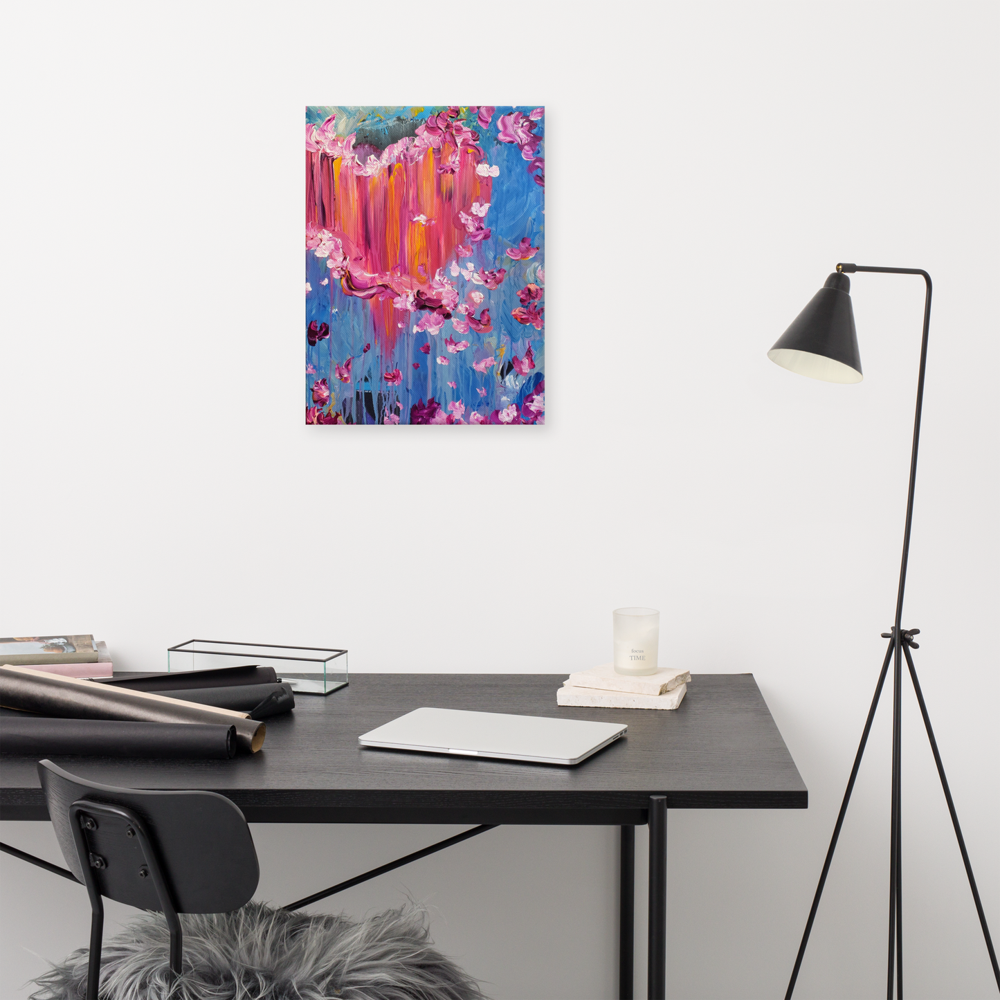 Sharing What is in My Heart Canvas Print - 18" x 24"