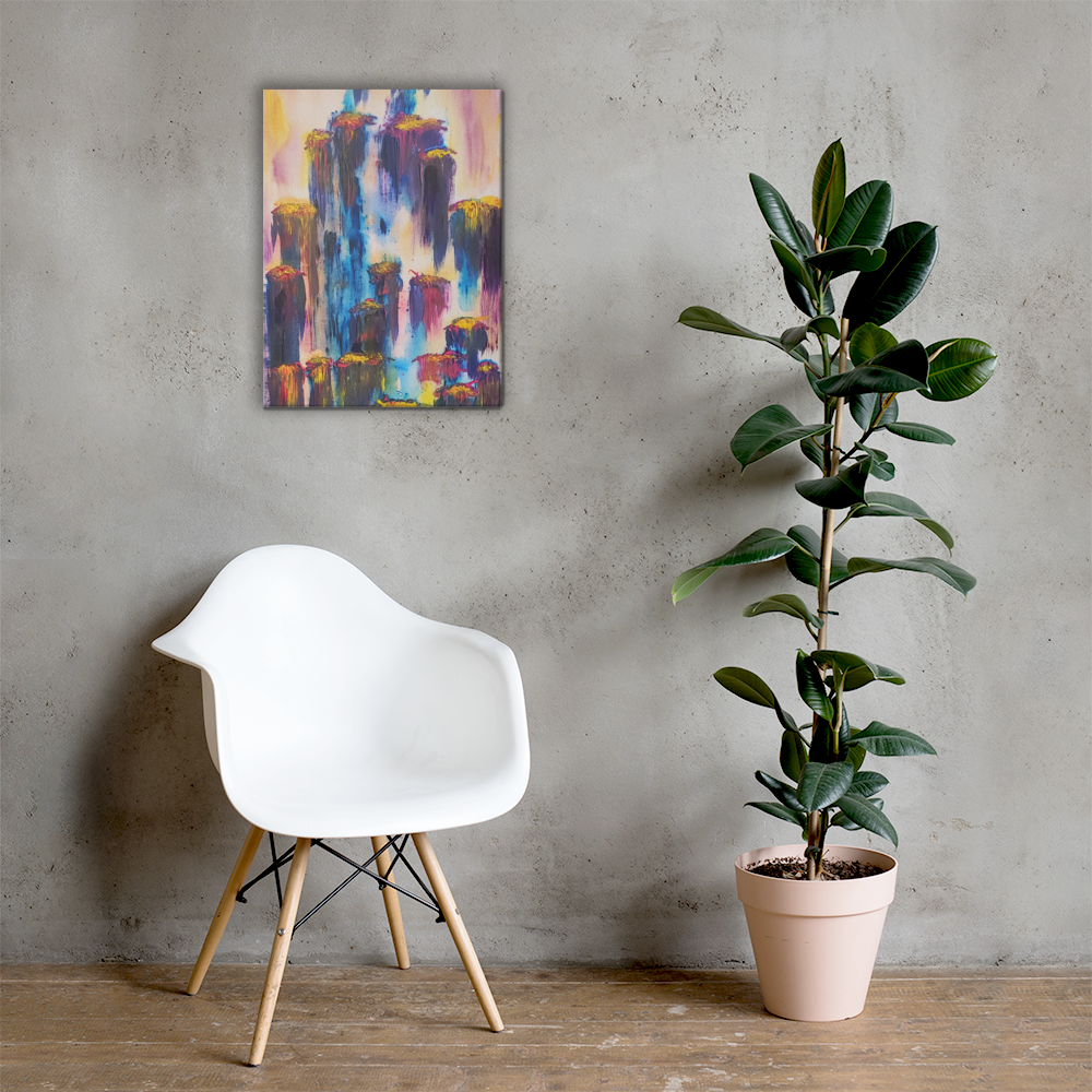 Aloneness/Togetherness Canvas Print - 18" x 24"