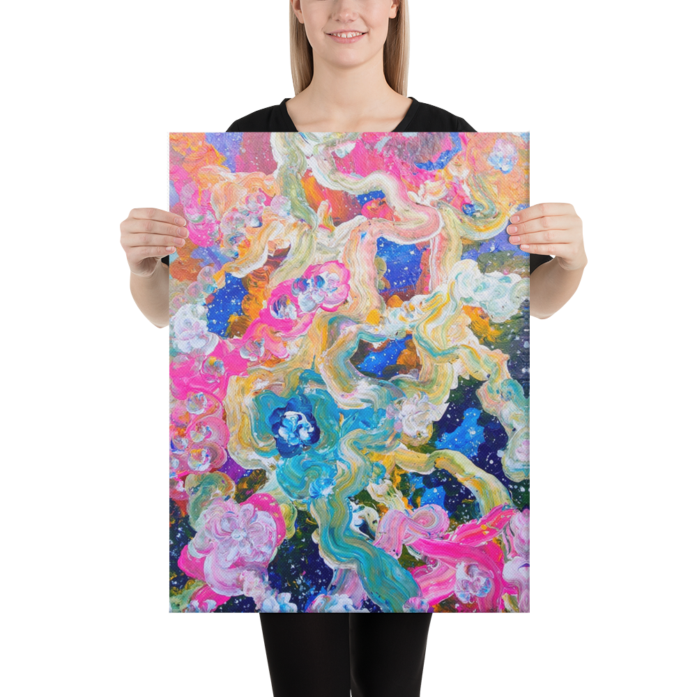 It Took Stars to Make Orchids Canvas Print - 18" x 24"