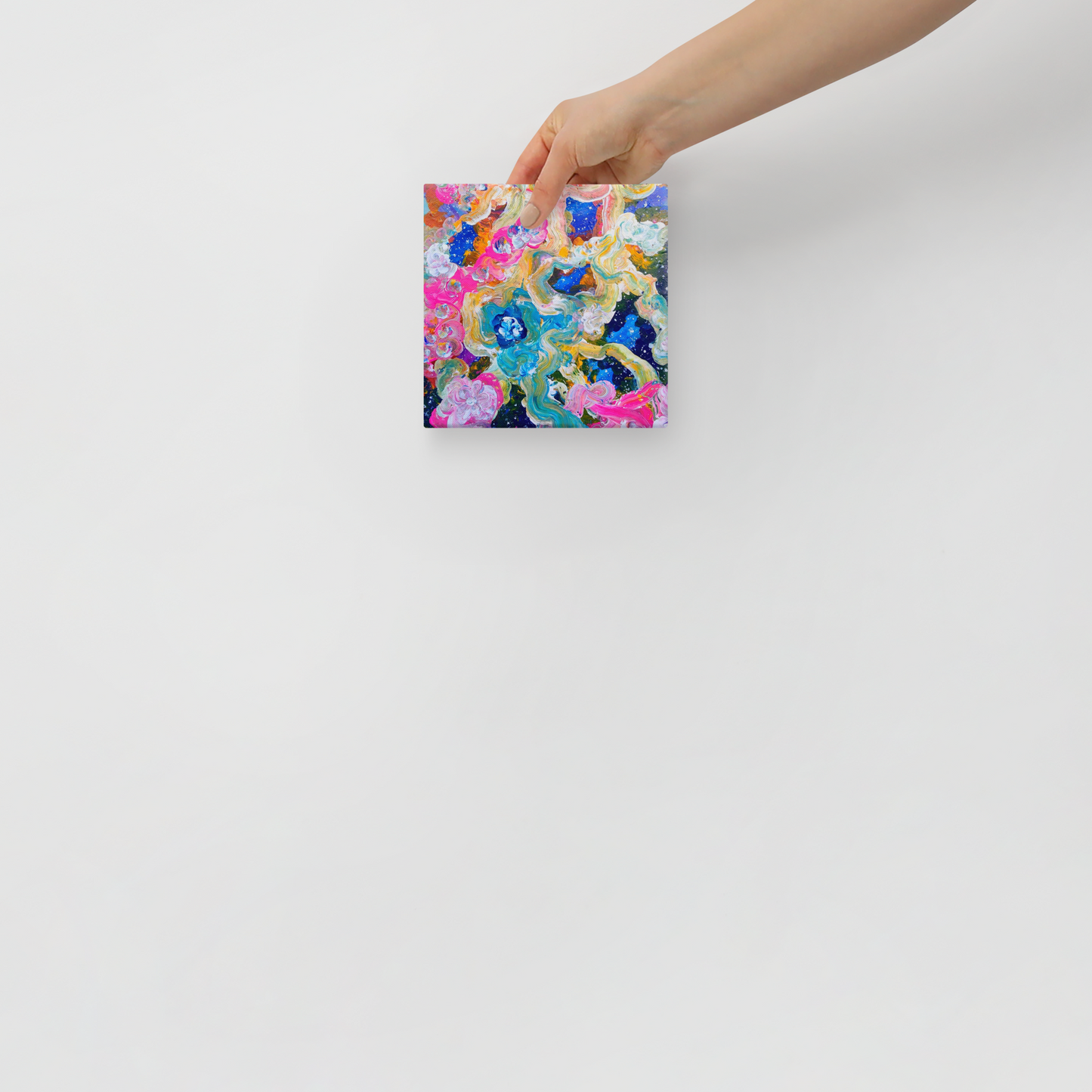 It Took Stars to Make Orchids Canvas Print - 6" x 6"