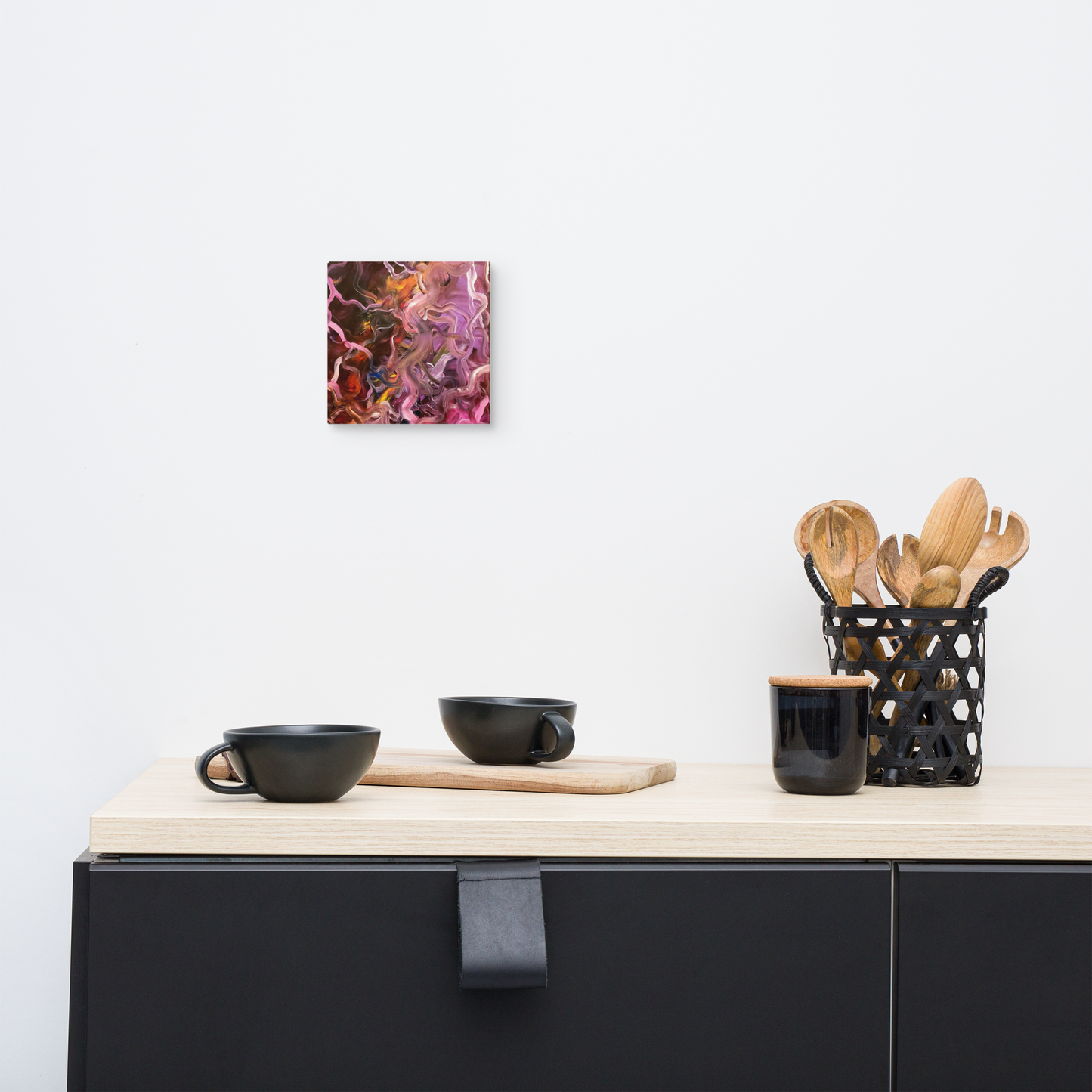 Neural Rivers of Mind Canvas Print - 6" x 6"
