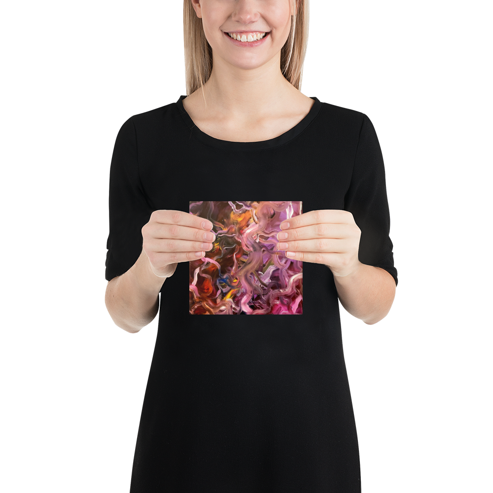 Neural Rivers of Mind Canvas Print - 6" x 6"