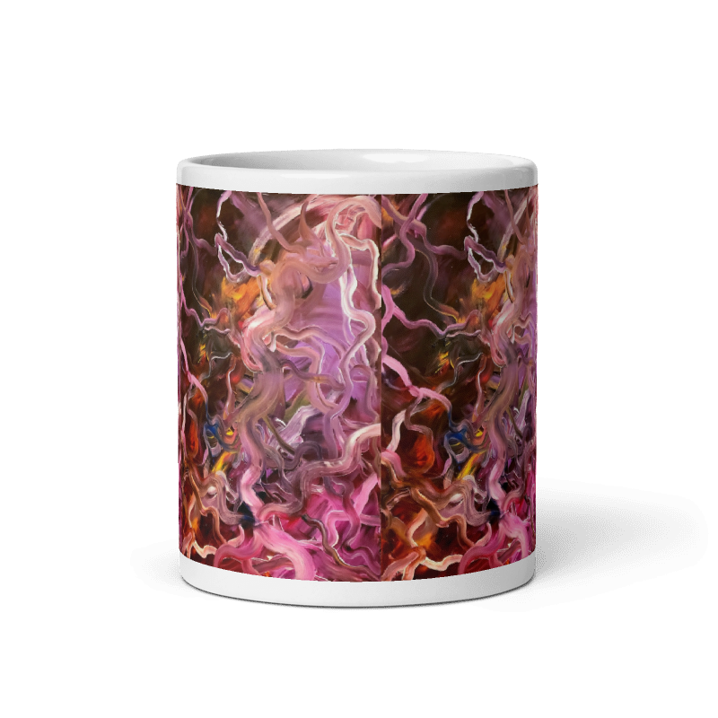 Neural Rivers of Mind Glossy Mug
