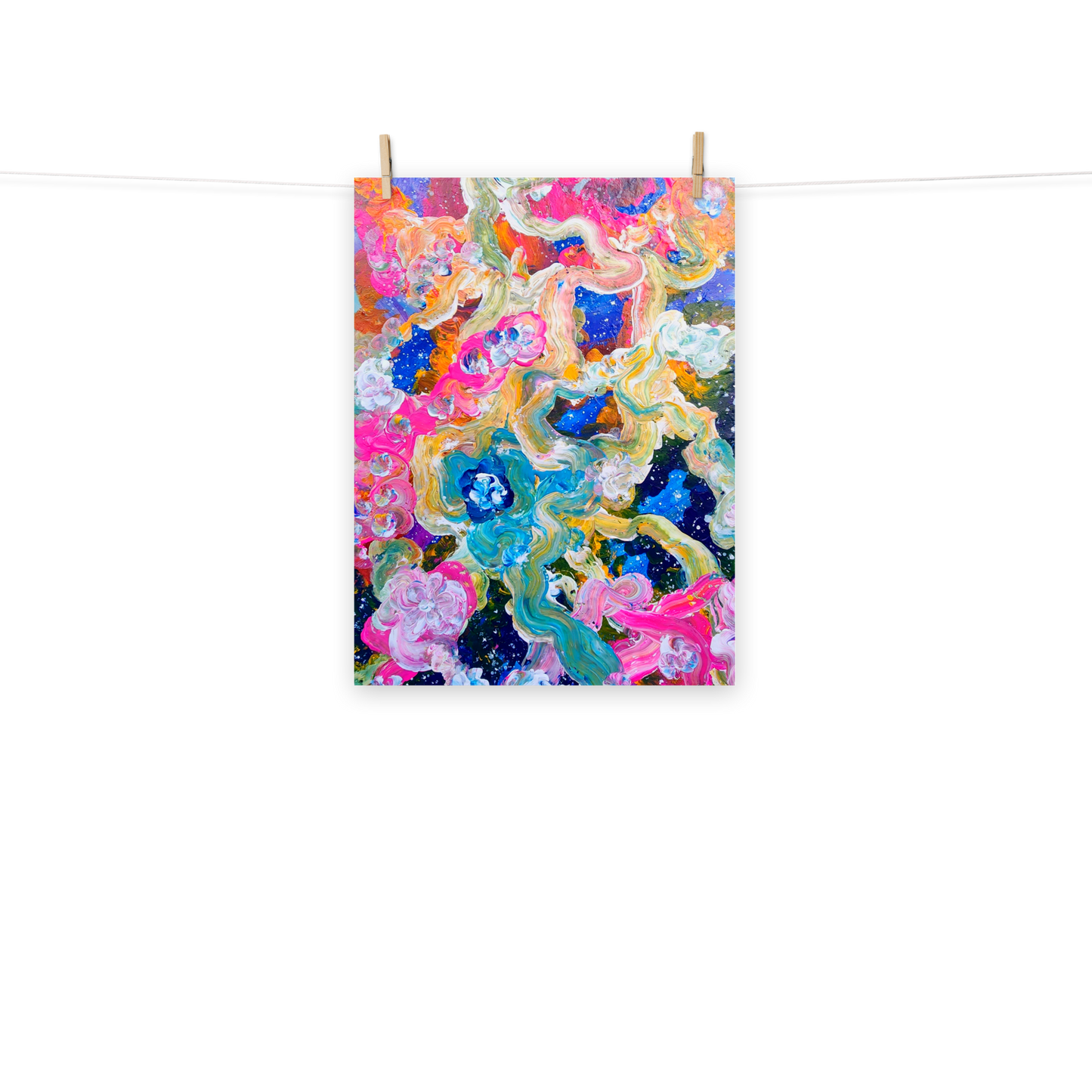 It Took Stars to Make Orchids Matte Paper Print - 18" x 24"
