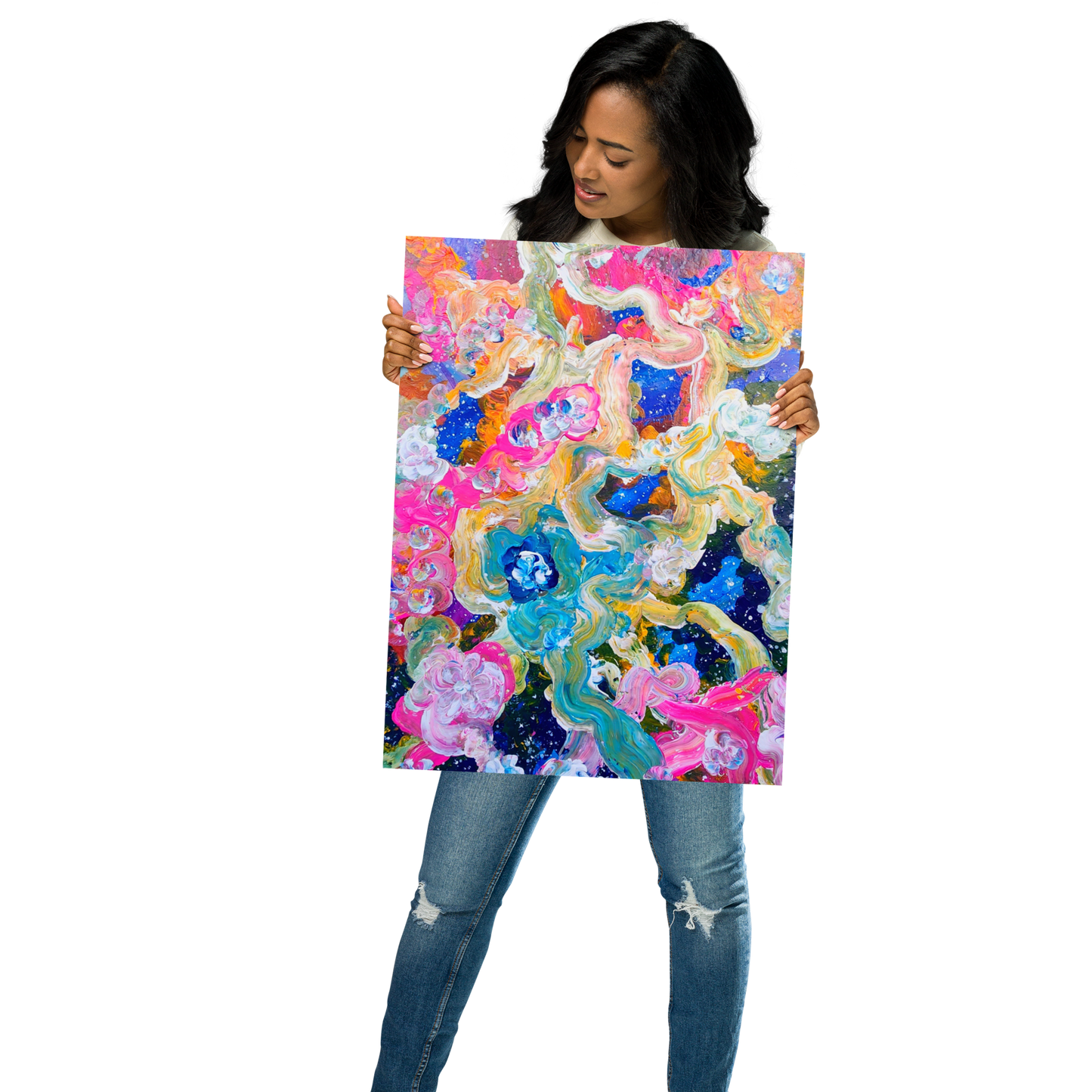 It Took Stars to Make Orchids Matte Paper Print - 18" x 24"