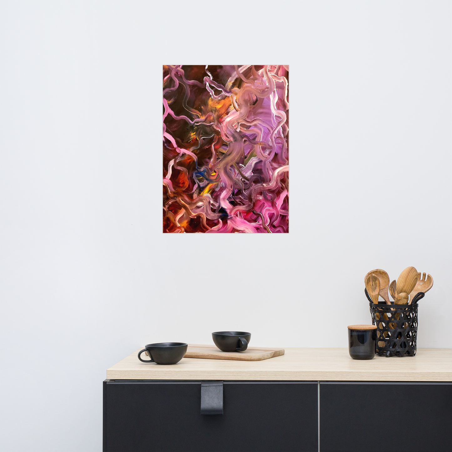 Neural Rivers of Mind Matte Paper Print - 18" x 24"