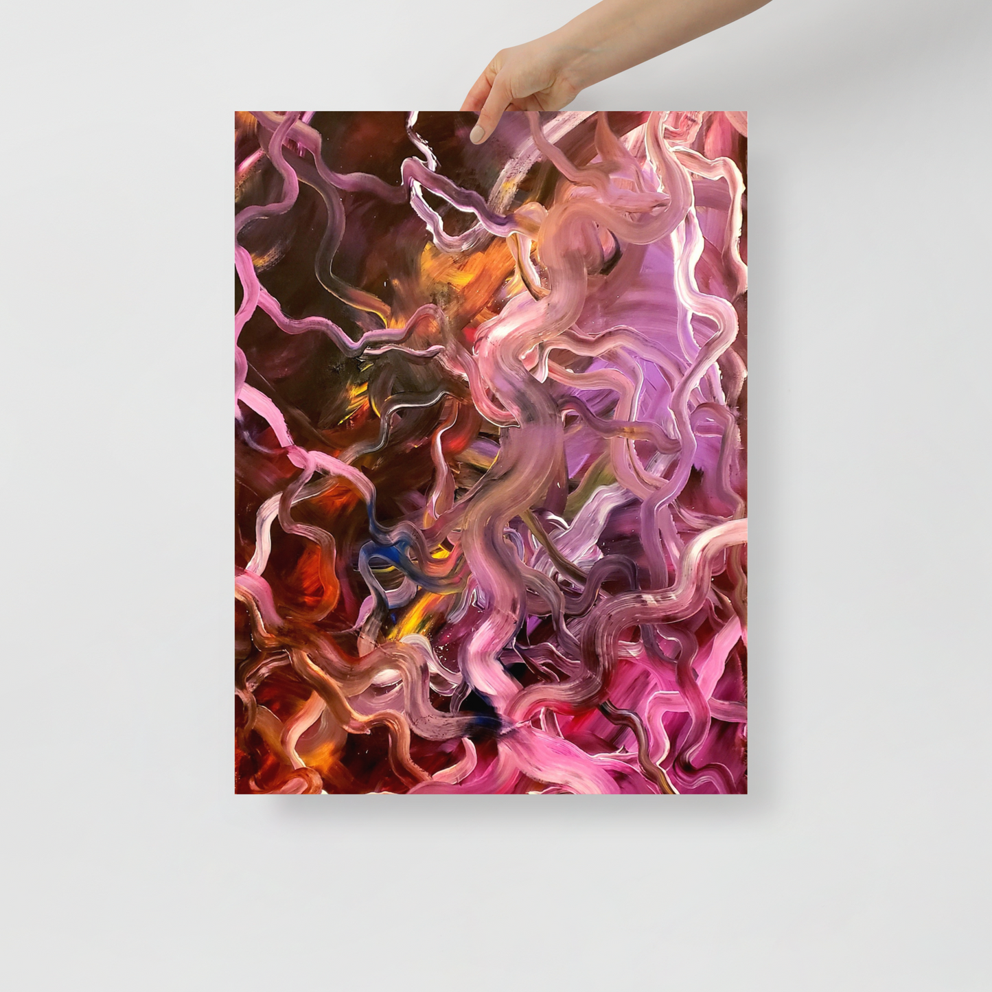 Neural Rivers of Mind Matte Paper Print - 18" x 24"