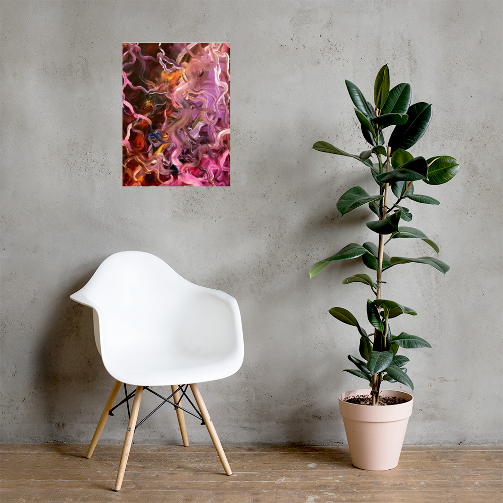 Neural Rivers of Mind Matte Paper Print - 18" x 24"