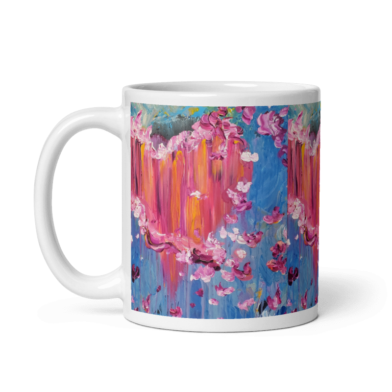 Sharing What is in My Heart Glossy Mug