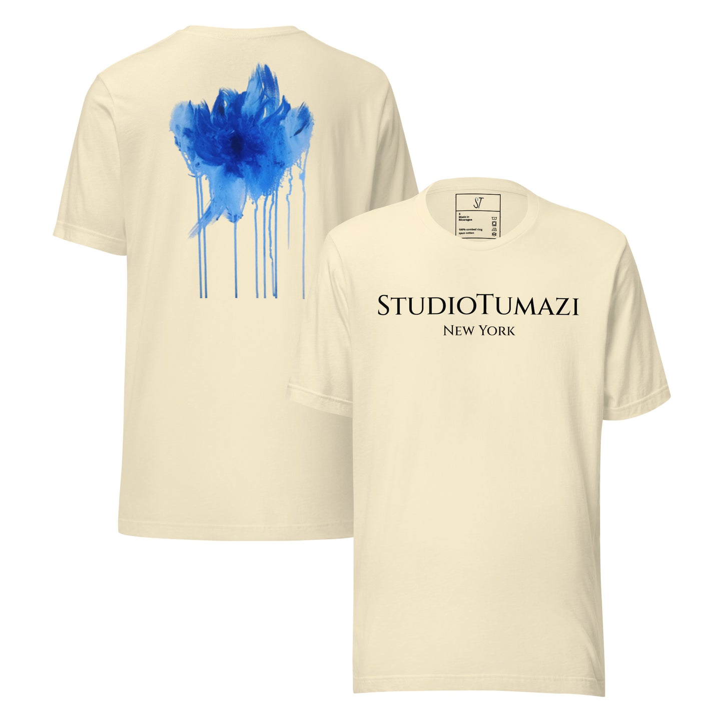 ST NY Blooming Anyway Universal T-Shirt with Back Graphic