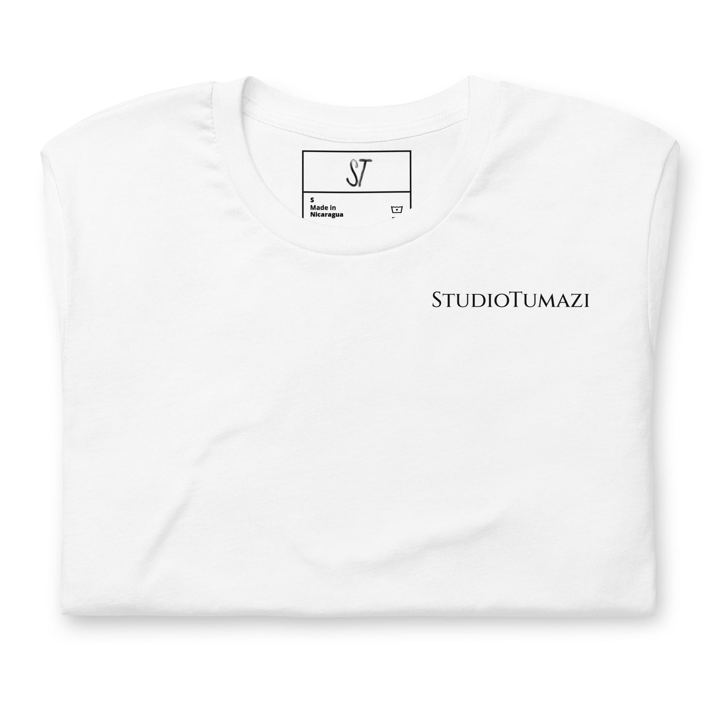 Settling Down Universal T-Shirt with Back Graphic
