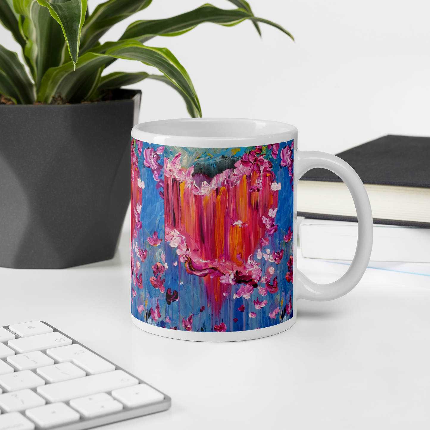 Sharing What is in My Heart Glossy Mug
