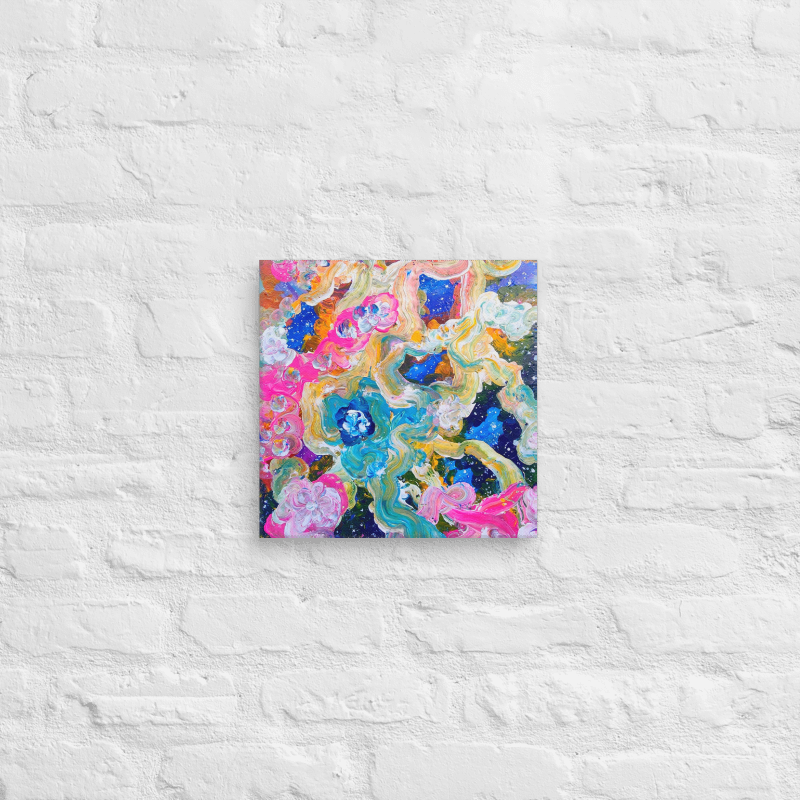 It Took Stars to Make Orchids Canvas Print - 12" x 12"