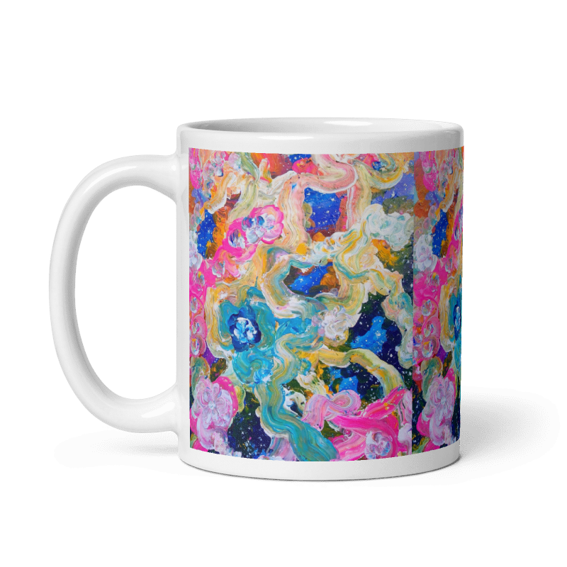 It Took Stars to Make Orchids Glossy Mug