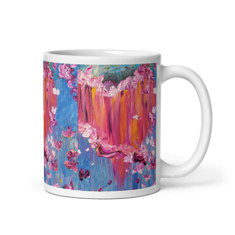 Sharing What is in My Heart Glossy Mug