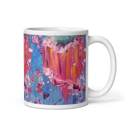 Sharing What is in My Heart Glossy Mug