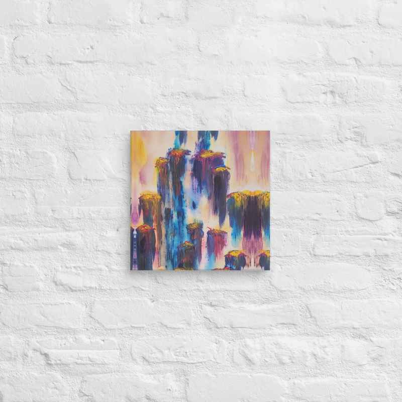 Aloneness / Togetherness Canvas Print 12" x 12"