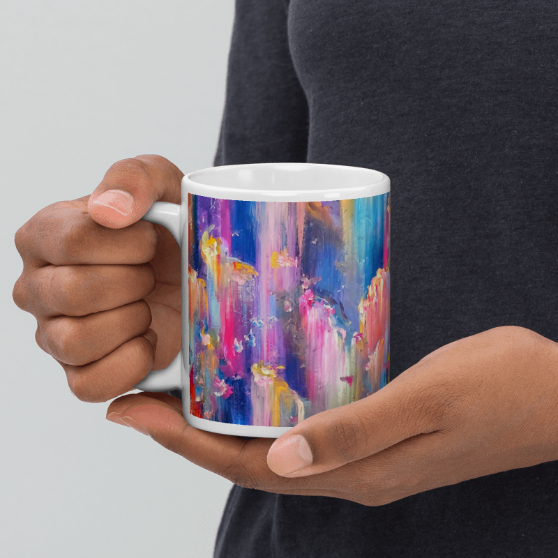 Paradise Falls Glossy Mug