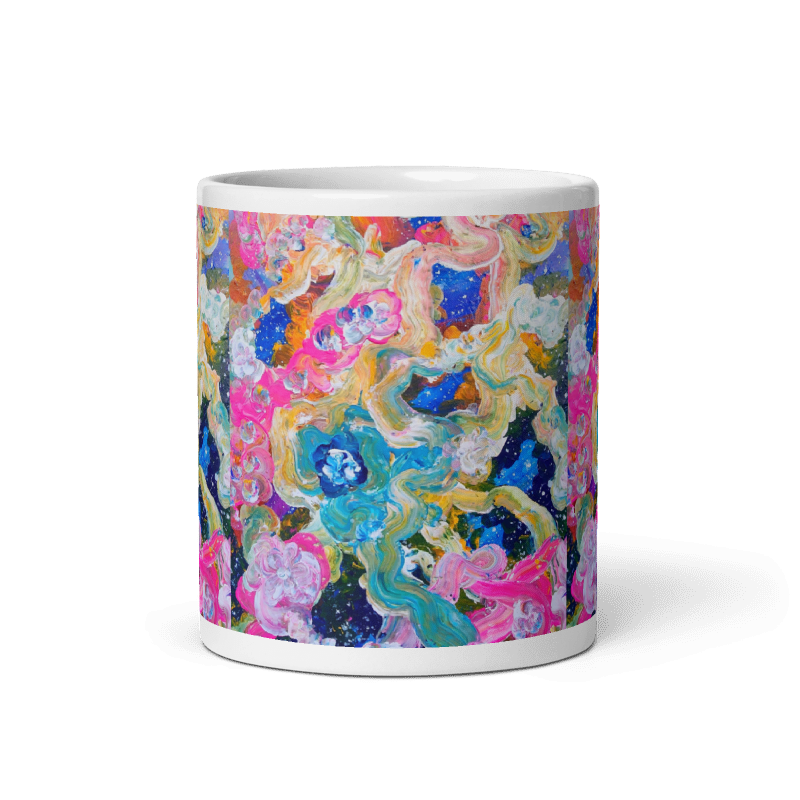 It Took Stars to Make Orchids Glossy Mug