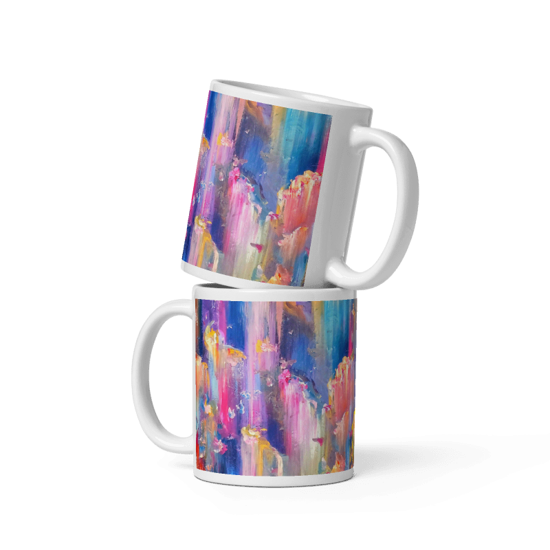 Paradise Falls Glossy Mug