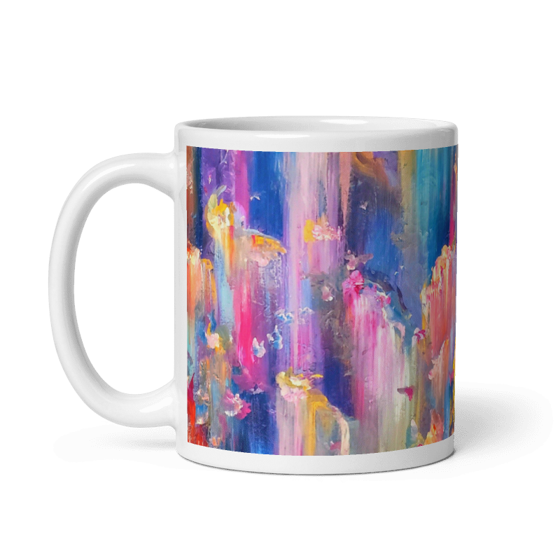 Paradise Falls Glossy Mug