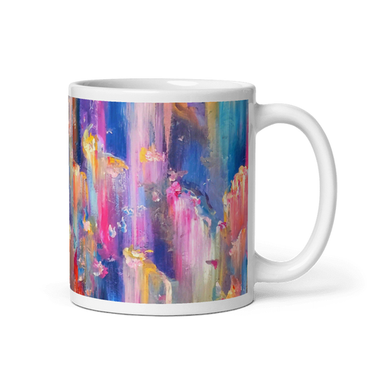 Paradise Falls Glossy Mug