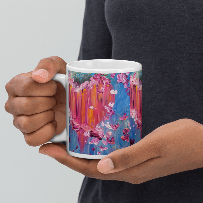 Sharing What is in My Heart Glossy Mug