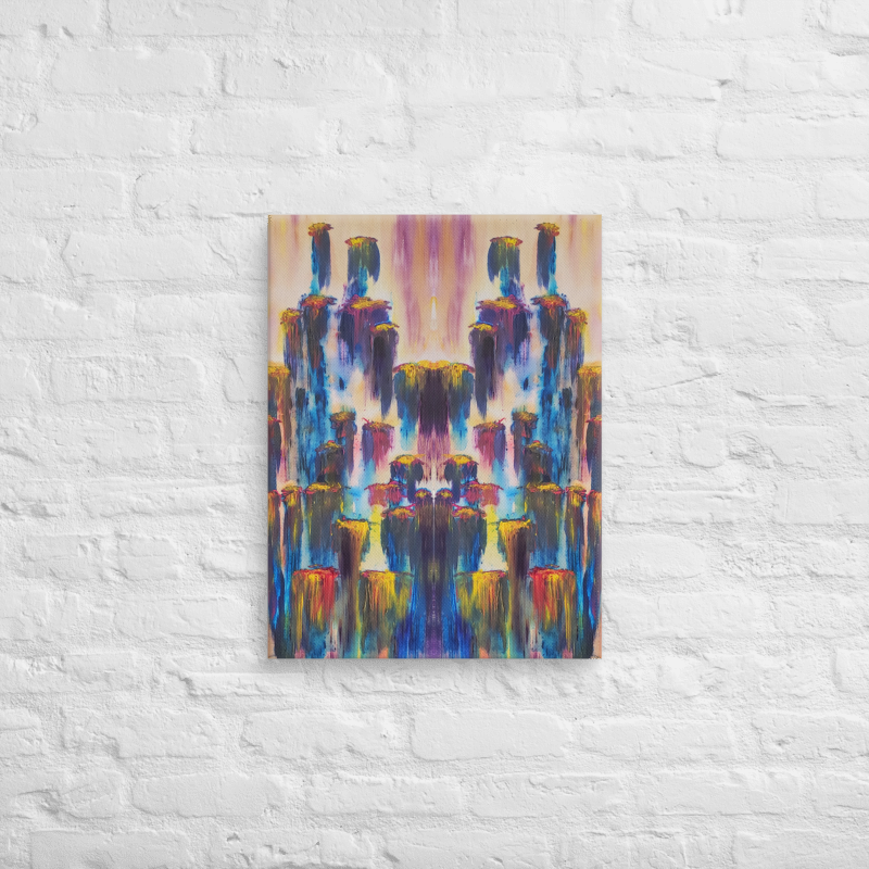 Aloneness / Togetherness Canvas Print 18" x 24"