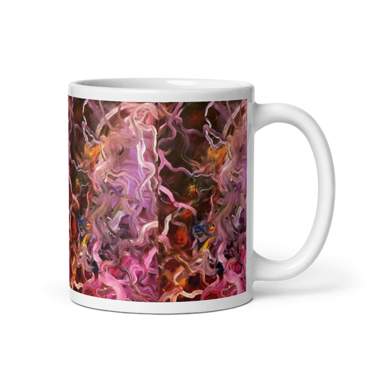 Neural Rivers of Mind Glossy Mug